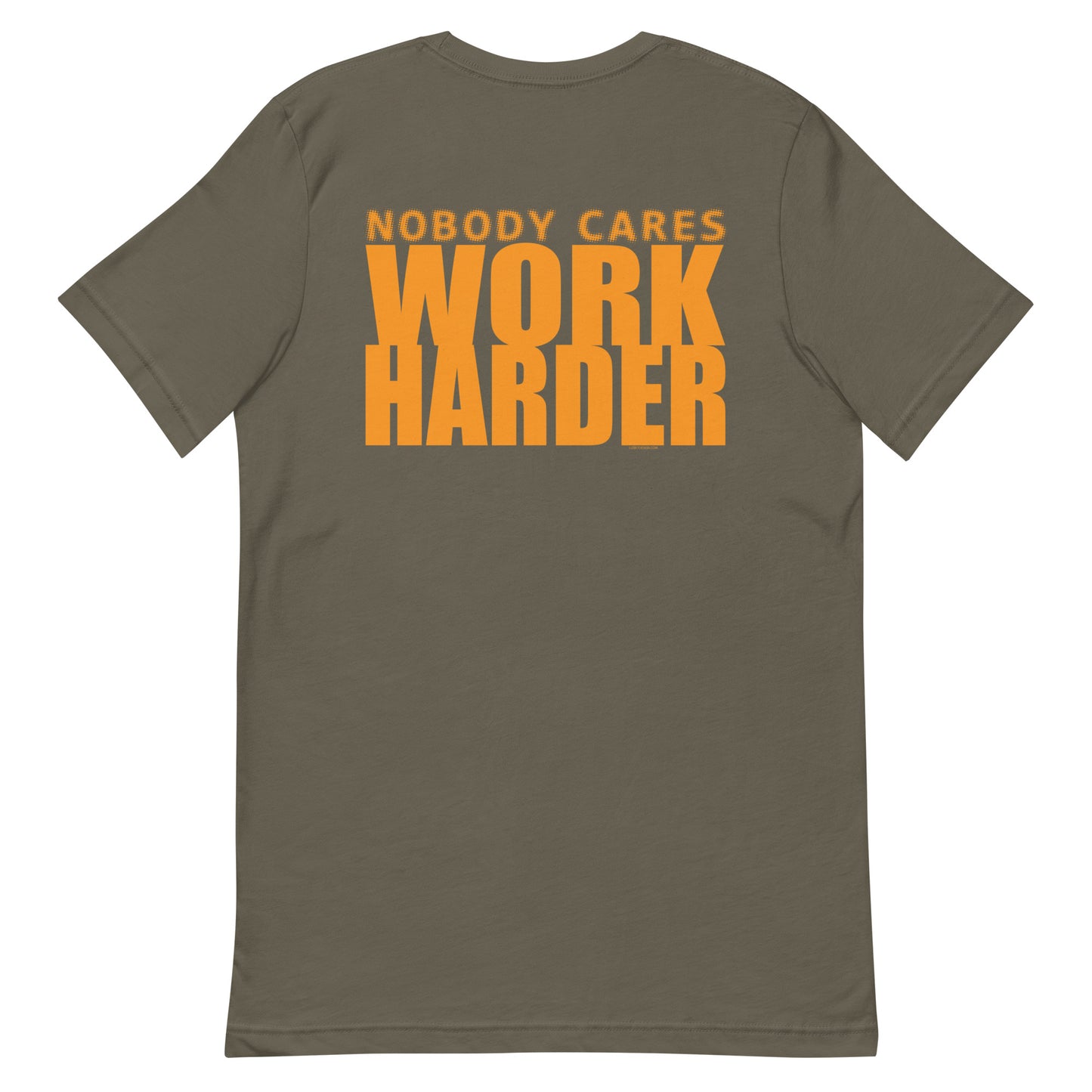 Work Harder - Back Print Unisex t-shirt