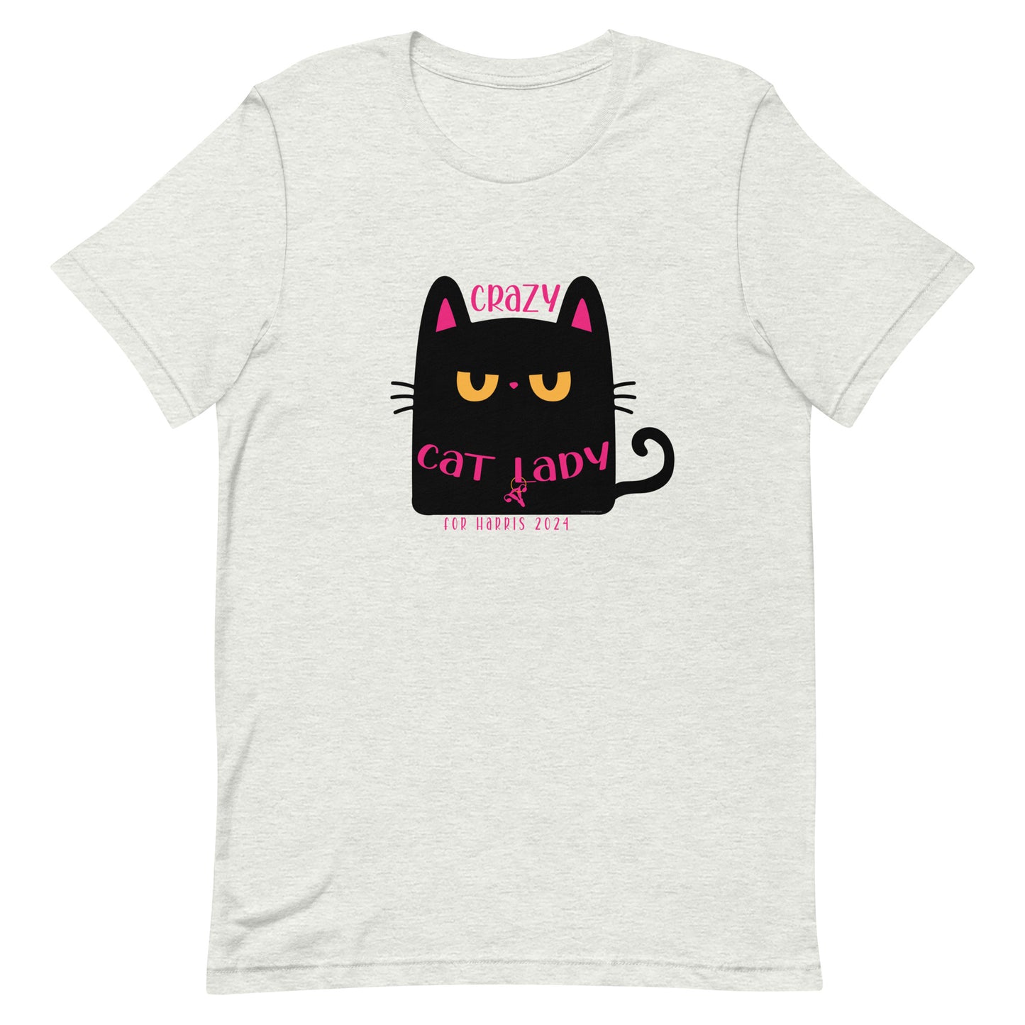 Crazy Cat Lady, Chunk Black Cat for Harris, Unisex t-shirt