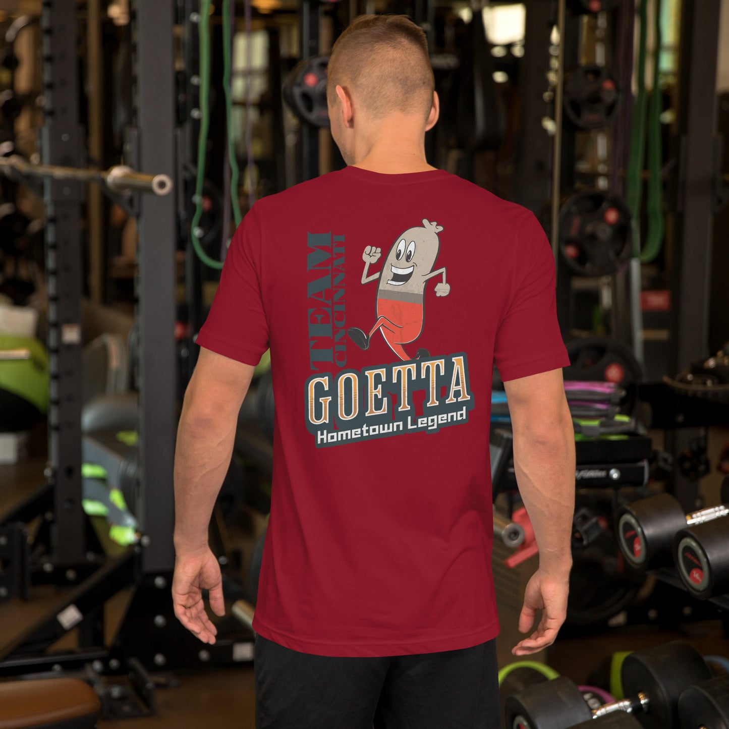 Team Cincinnati Goetta, BACK PRINT, Unisex T-shirt