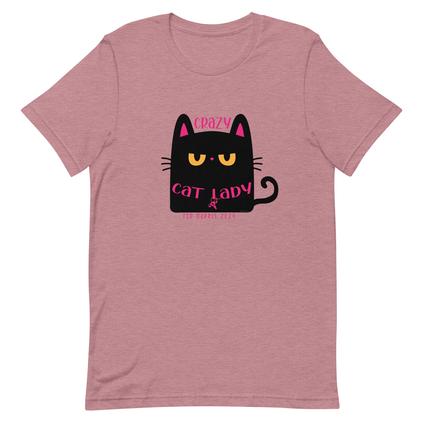 Crazy Cat Lady, Chunk Black Cat for Harris, Unisex t-shirt