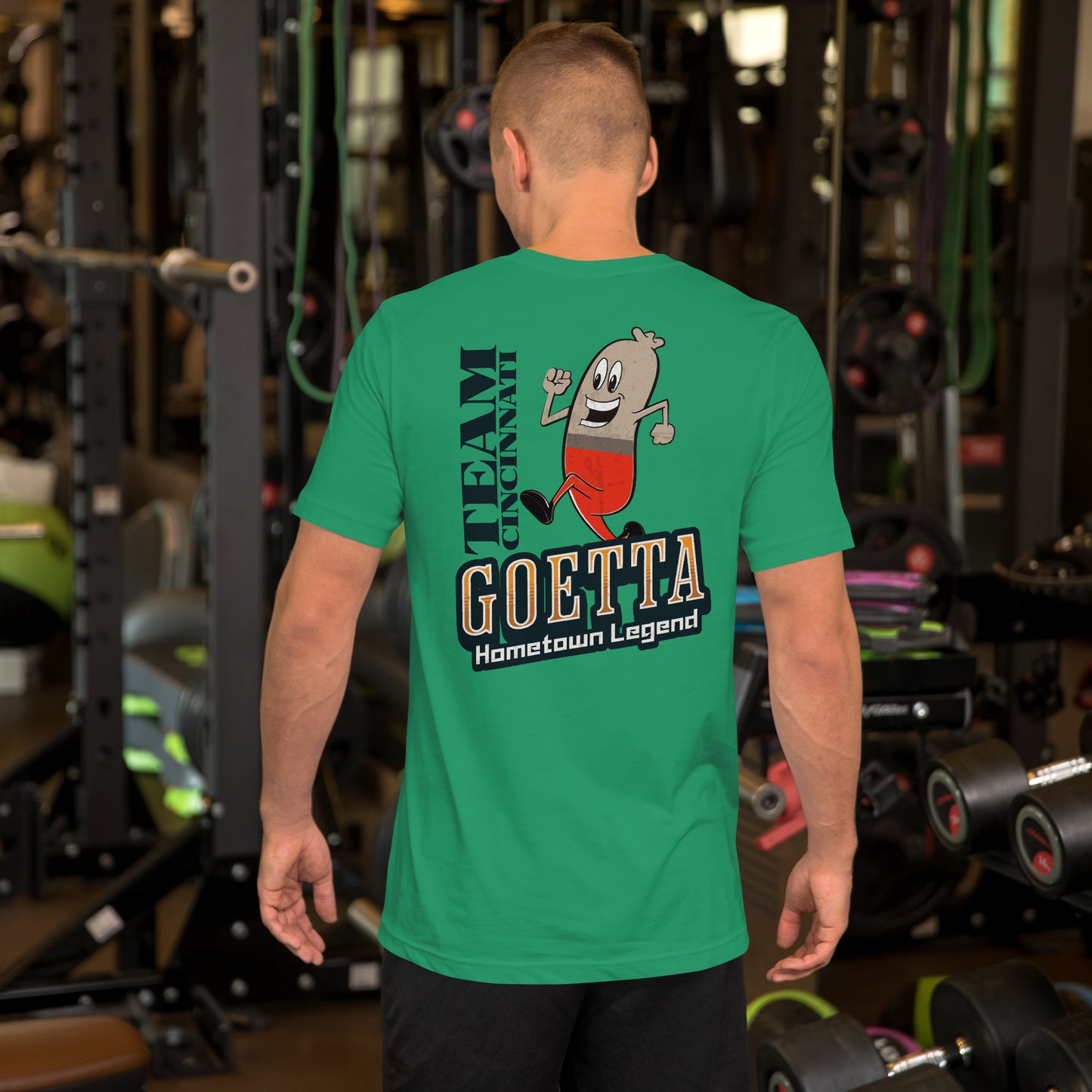 Team Cincinnati Goetta, BACK PRINT, Unisex T-shirt