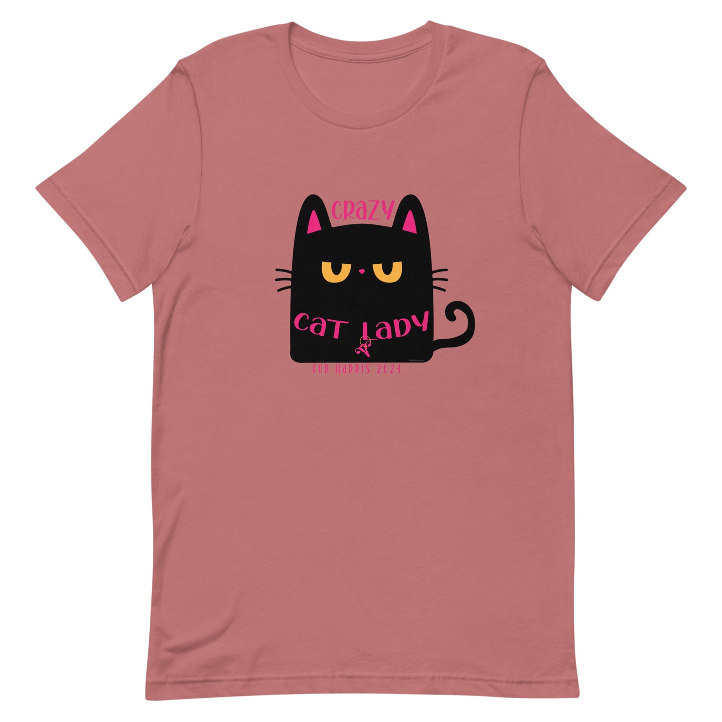 Crazy Cat Lady, Chunk Black Cat for Harris, Unisex t-shirt