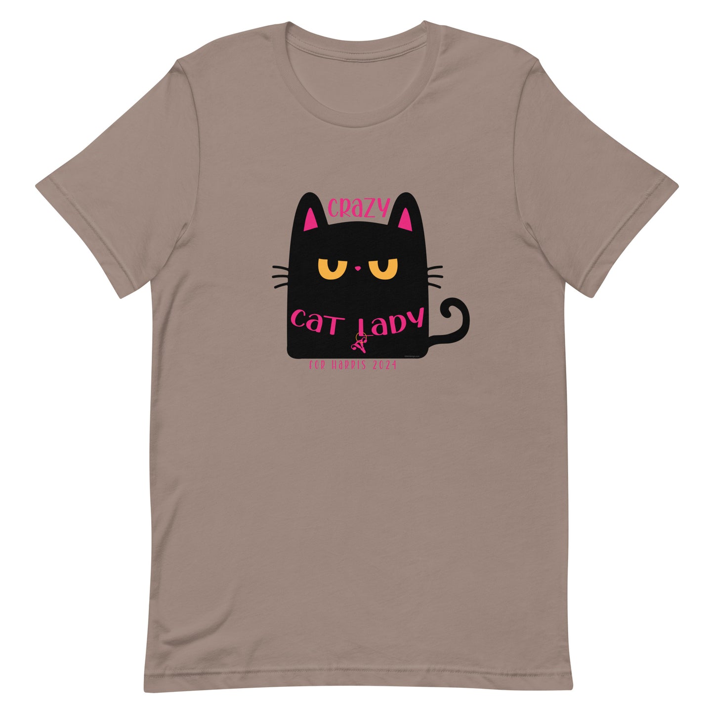 Crazy Cat Lady, Chunk Black Cat for Harris, Unisex t-shirt