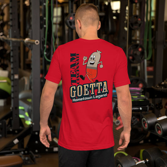 Team Cincinnati Goetta, BACK PRINT, Unisex T-shirt