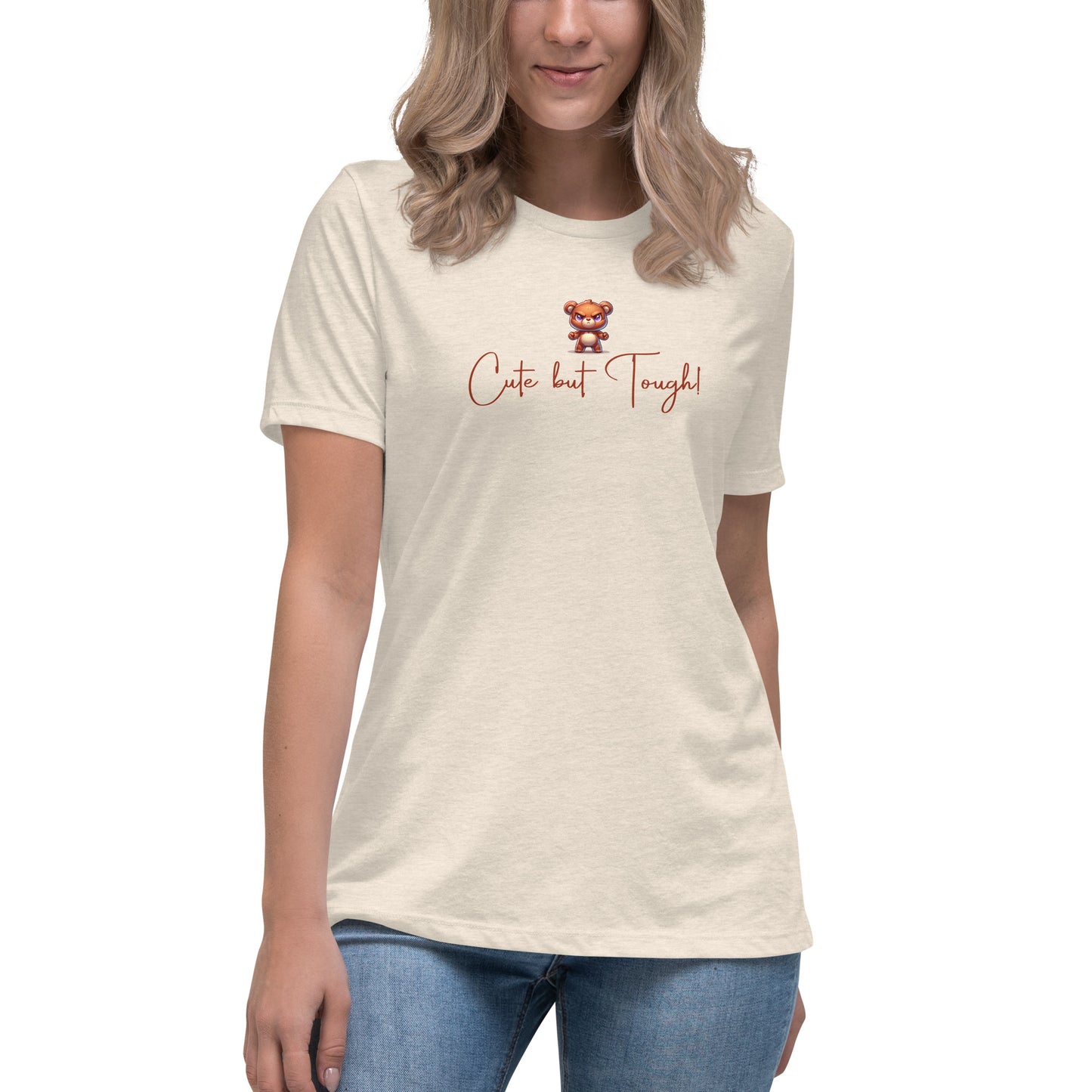 Cute But Tough: Women's Empowerment T-Shirt, Women's Relaxed T-Shirt, Strong Women, Gift for Tough Females