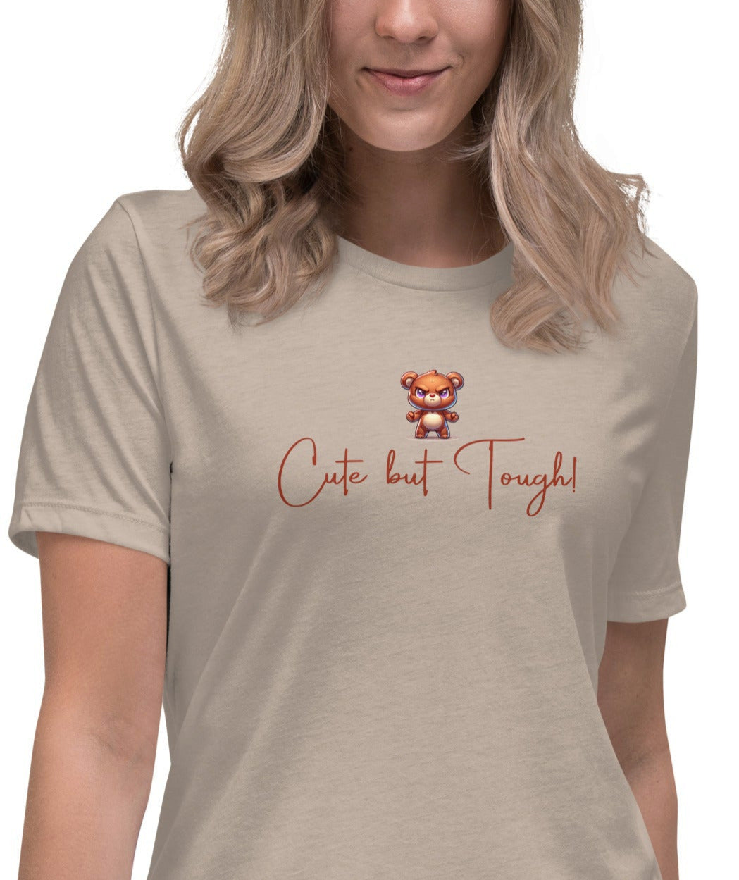 Cute But Tough: Women's Empowerment T-Shirt, Women's Relaxed T-Shirt, Strong Women, Gift for Tough Females